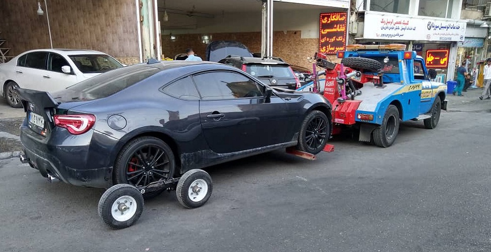 حمل خودر شمال تهران